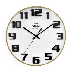 Hodiny s tichýň chodom MPM E01.4165.0090