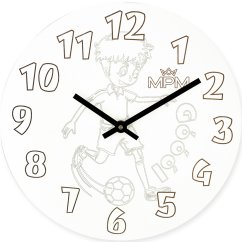Detské drevené hodiny s tichým chodom MPM E01.4176