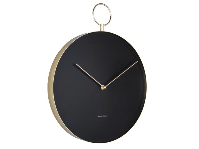 Dizajnové nástenné hodiny 5765BK Karlsson 34cm
