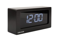Stolové digitálne hodiny-budík KA5868BK Karlsson 25cm