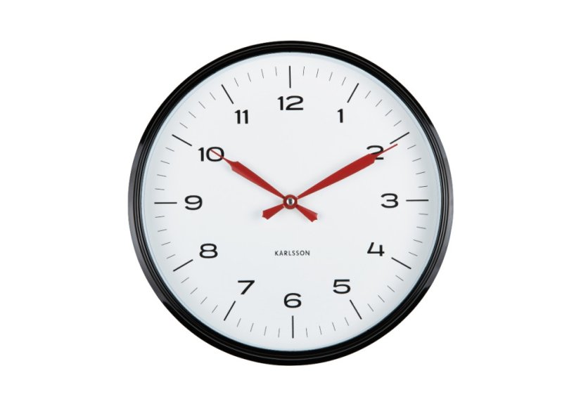 Dizajnové nástenné hodiny 6056BK Karlsson 30cm