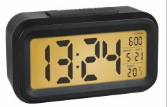 TFA 60.2018.01 -  Digitální budík s možností podsvícení  LUMIO- barva černá