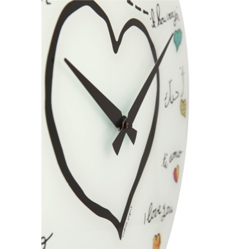 Dizajnové nástenné hodiny 8030 Nextime Loving You 43cm