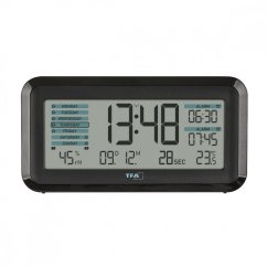 TFA 60.2562.01.GB - Rádiem řízený digitální budík BOXX2 s automatickým podsvícením