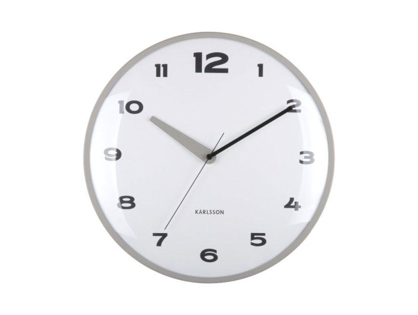 Dizajnové nástenné hodiny 6028GY Karlsson 40cm