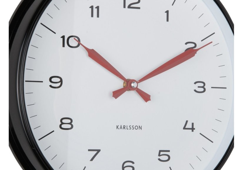 Dizajnové nástenné hodiny 6056BK Karlsson 30cm