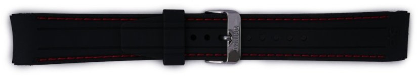 Silikonový řemínek Orient VDFCKSW 22mm (pro model FUNG3), černý