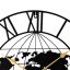 Velké designové kovové nástěnné hodiny s tichým chodem MPM Roman World - E04.4486.90