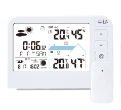 Digitální rádiem řízená meteorologická stanice JVD RB767.2
