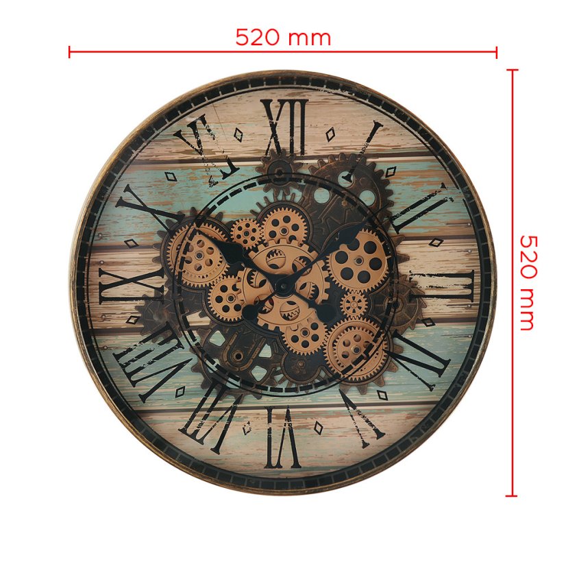 Nástenné hodiny MPM Vintage Tech - E01.4327.52