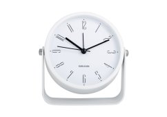 Dizajnový budík 5989WH Karlsson 12cm