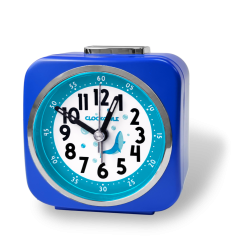 CLOCKODILE Modrý dětský budík MOŘSKÝ SVĚT