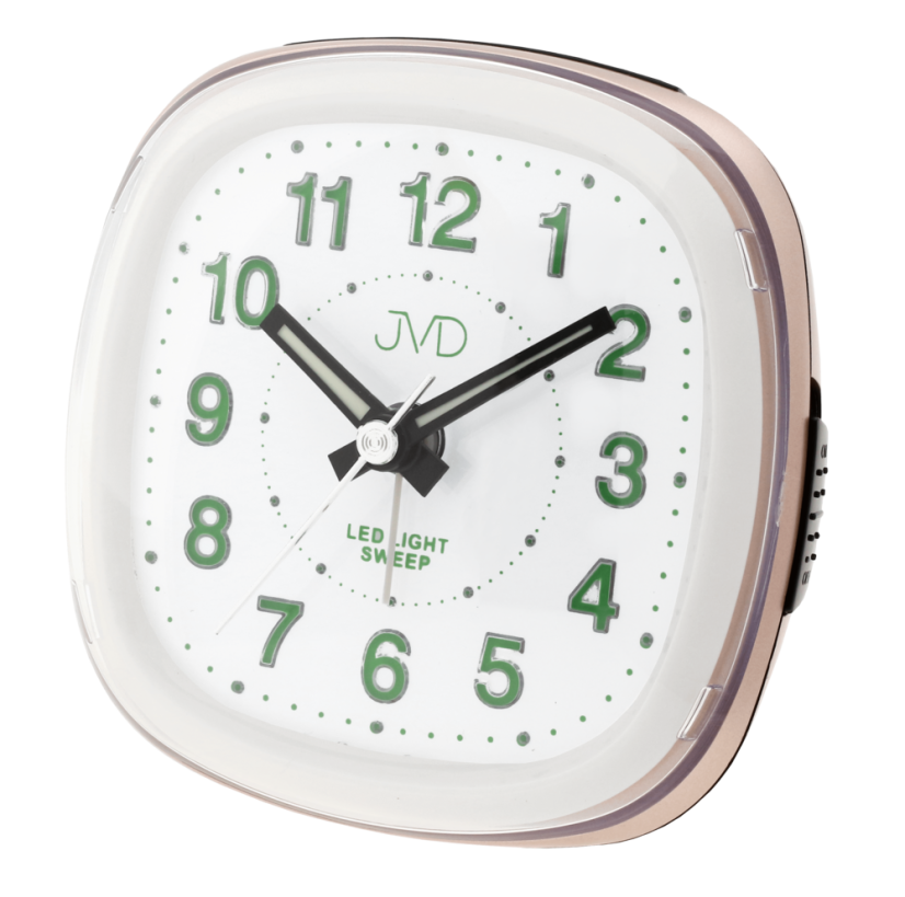 Budík s tichým chodem JVD VSRP813.5