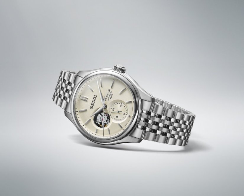 Seiko SPB469J1 Presage Classic ‘Shiro-iro’ Open heart
