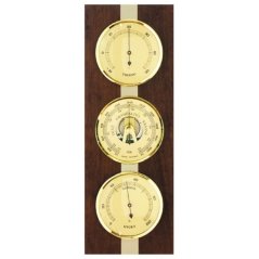 Barometer 8063 s teplomerom a vlhkomerom - tmavo hnedý - E16.4650.5080.004162