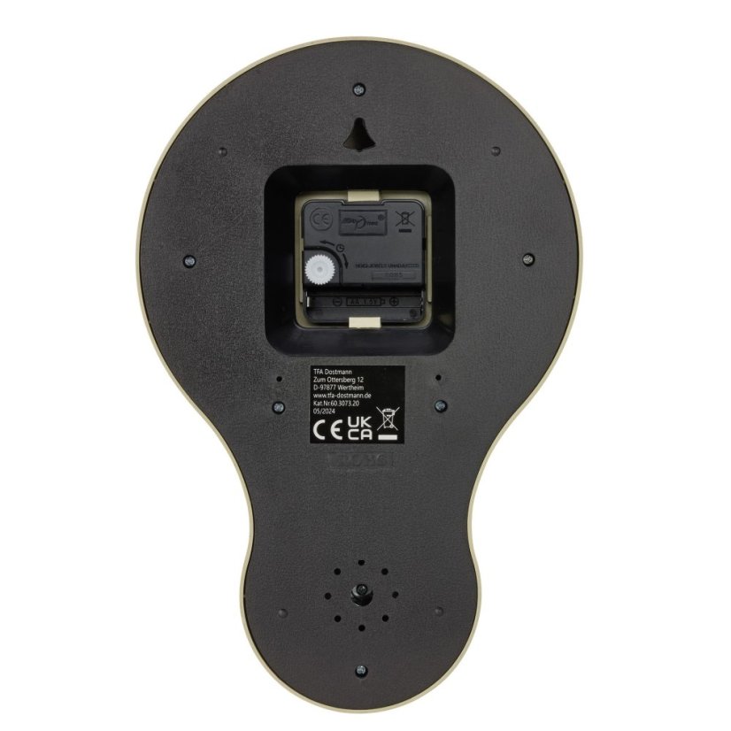 TFA 60.3073.20 - kuchynské nástenné hodiny s minútkou RETRO