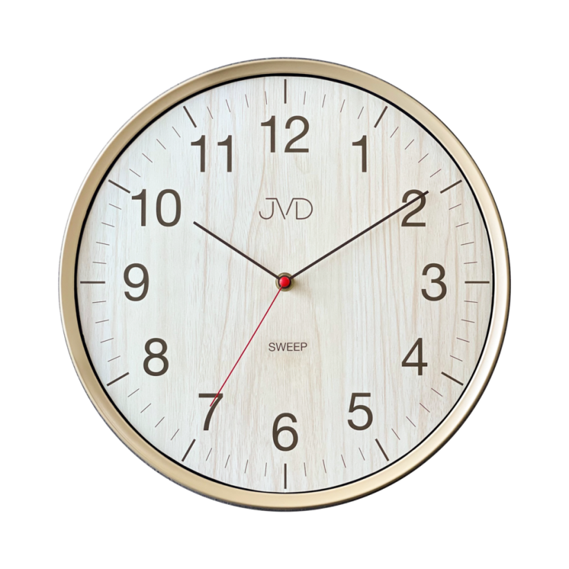 Nástěnné hodiny s tichým chodem JVD HA17.2