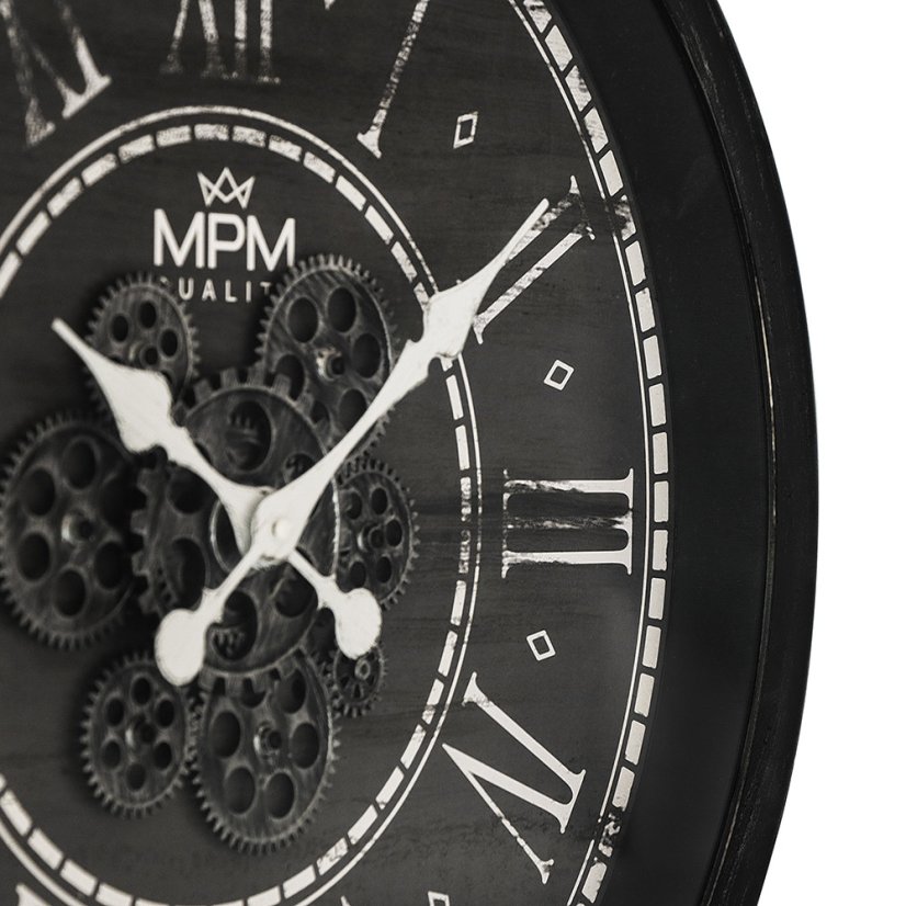 Nástenné hodiny s tichým chodom MPM Vintage Timekeeper - E01.4326.90