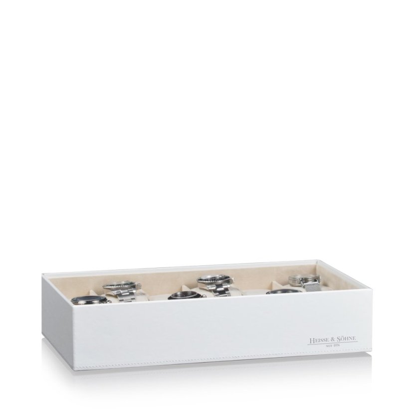 Kazeta na hodinky HEISSE & SÖHNE 70019-124.42 HS Mirage XL - dolní modul pro 12 hodinek - Creme