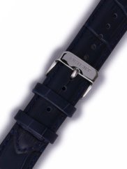 Remienok Orient UL016013J0, kožený modrý, strieborná pracka (pre model RA-AG00)