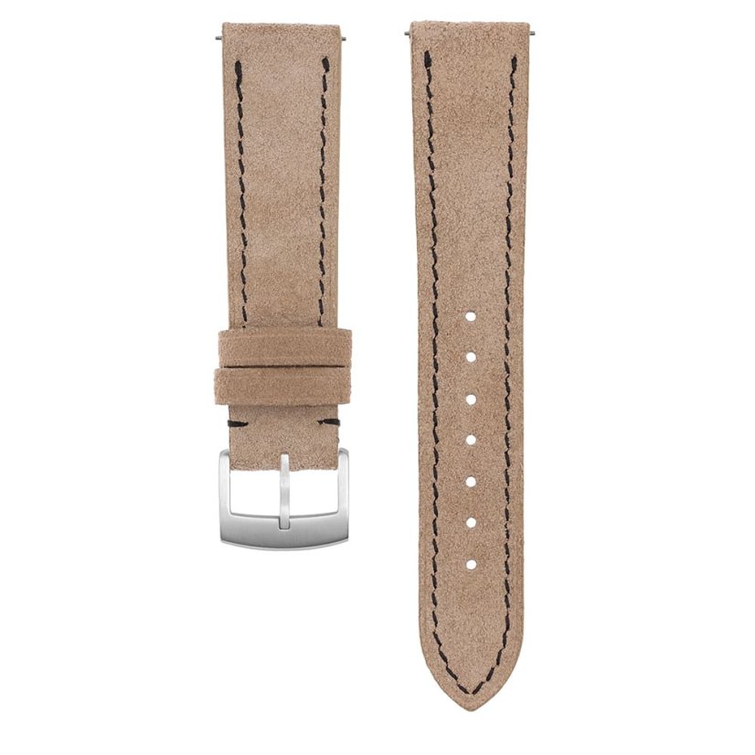 Kožený řemínek na hodinky PRIM RB.13283 (20 mm) - béžový - RB.13283.2018.1390