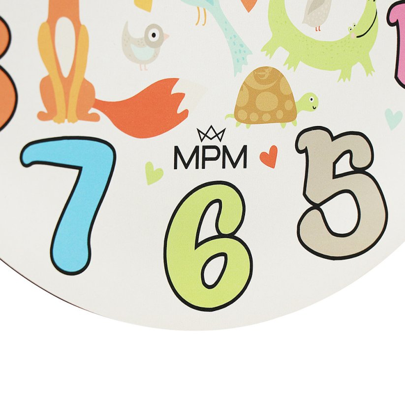 Dětské nástěnné hodiny MPM Animals - E07M.4265.00