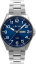 Oceľové pánske hodinky LAVVU BERGEN Blue so svietiacimi číslami LWM0141