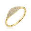 MINET Elegantní zlatý prsten se zirkonem Au 585/1000 vel. 57 - 1,65g