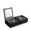 Kazeta na hodinky HEISSE & SÖHNE 70019-128.37 HS Mirage XL - dolný modul pre 6 hodiniek - Schwarz