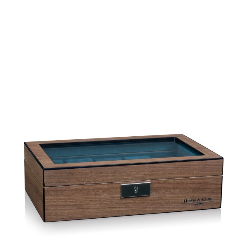 Kazeta na hodinky HEISSE & SÖHNE 70019-181 HS Borneaux 8+ Walnuss