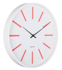 Dizajnové nástenné hodiny 6144RD Karlsson 40cm