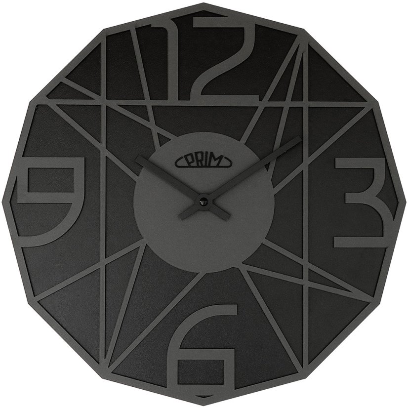 Drevené hodiny s tichým chodom PRIM Glamorous Design - C - E07P.4244.9091