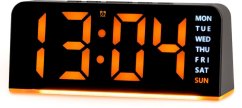 Designový digitální LED budík JD9541R Lowell 16cm