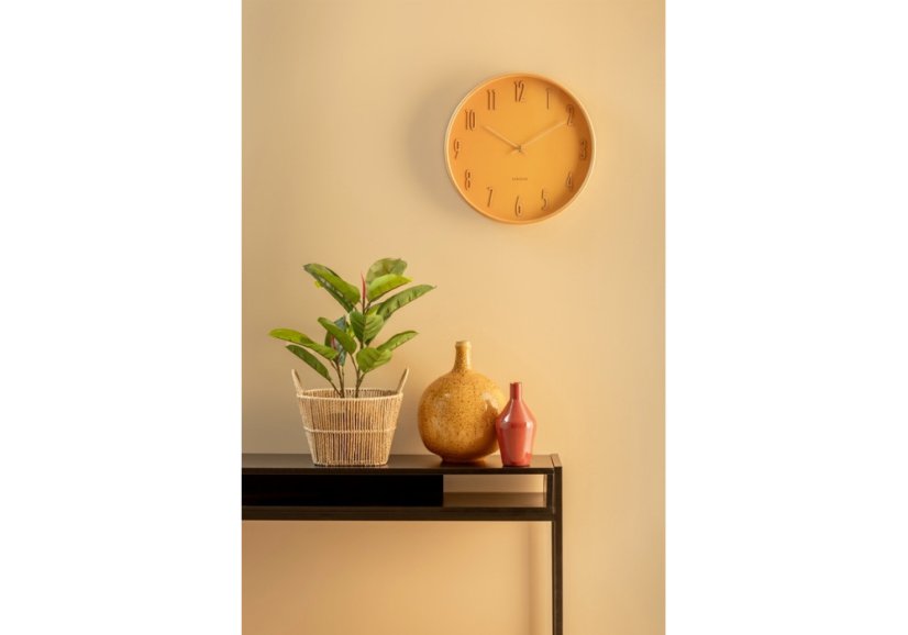 Dizajnové nástenné hodiny 5996YE Karlsson 40cm