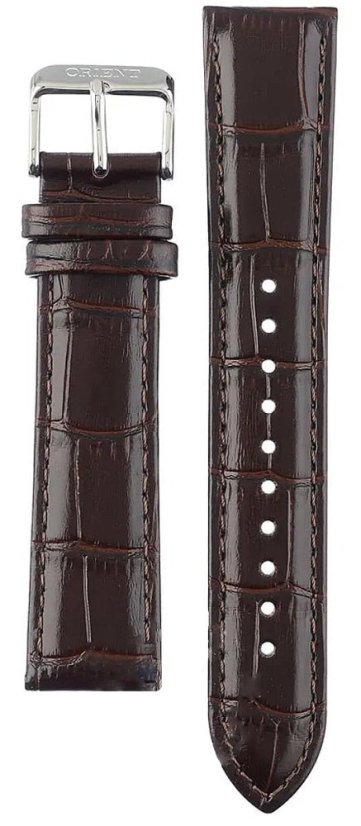 Kožený řemínek Orient UL020015J0 20mm (pro modely RA-AX00, RA-AC00), hnědý Kožený řemínek Orient UL020015J0 20mm (pro modely RA-AX00, RA-AC00), hnědý