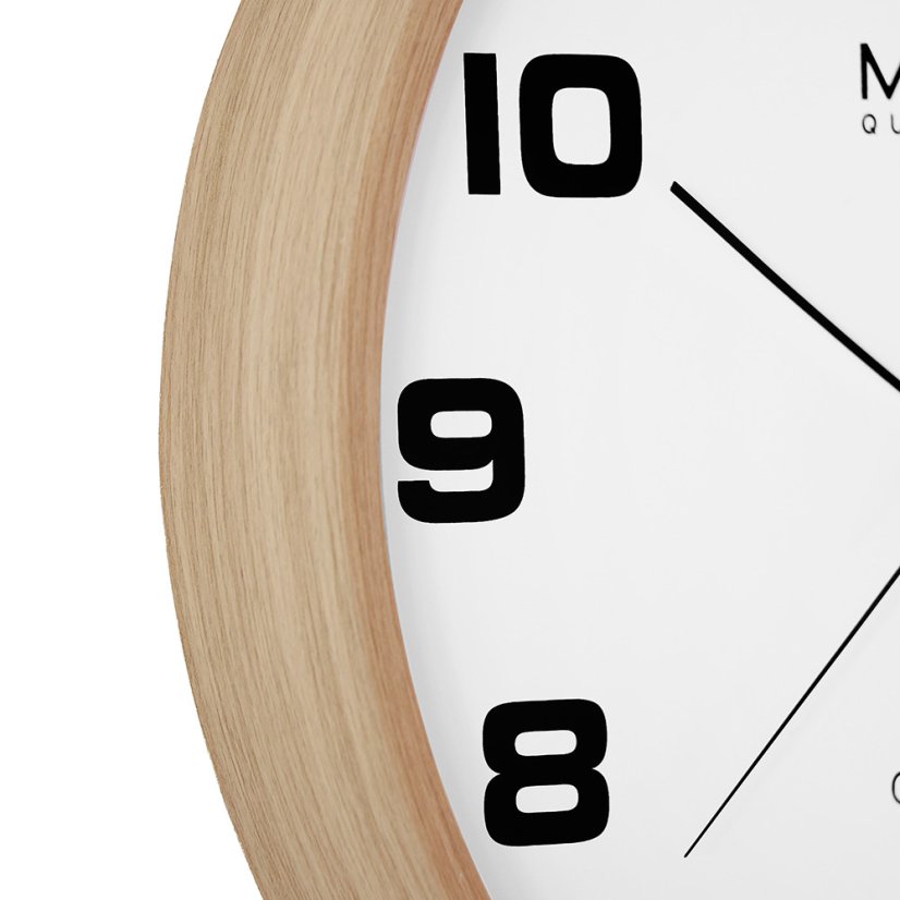 Nástenné hodiny s tichým chodom MPM Madera - B - E01.4462.5100