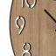 Nástenné hodiny s tichým chodom PRIM Authentic Veneer - C - E07P.4242.54