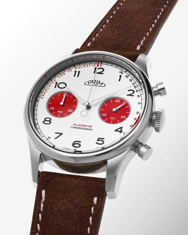 Prím Janský Pulsometer Chronograph 42 - B - W01P.13282.B