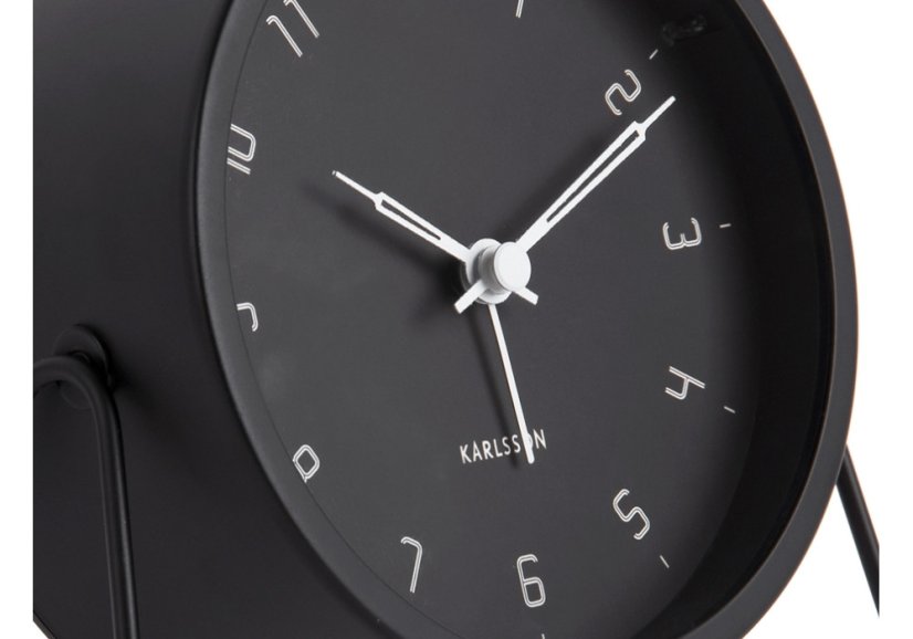Dizajnový budík 5952BK Karlsson 13cm