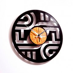 Dizajnové nástenné hodiny Discoclock 015 Geometry 30cm