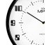Nástenné hodiny s tichým chodom MPM Retro Since 1993 - A - E01.4206.00