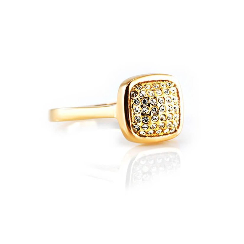 Nerezový prsten 7742 (velikost 57) - pozlacený - SRI.7742.. size57 Gold