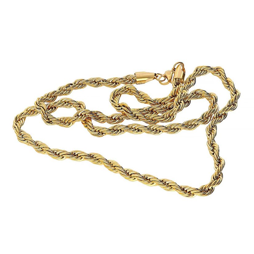 Nerezová retiazka 7902.70 Gold - pozlátená - SNE.7902.. 70cm