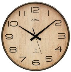 Nástěnné hodiny 5523 AMS řízené rádiovým signálem 40cm