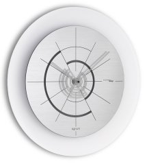 Dizajnové nástenné hodiny I559M chrome IncantesimoDesign 40cm