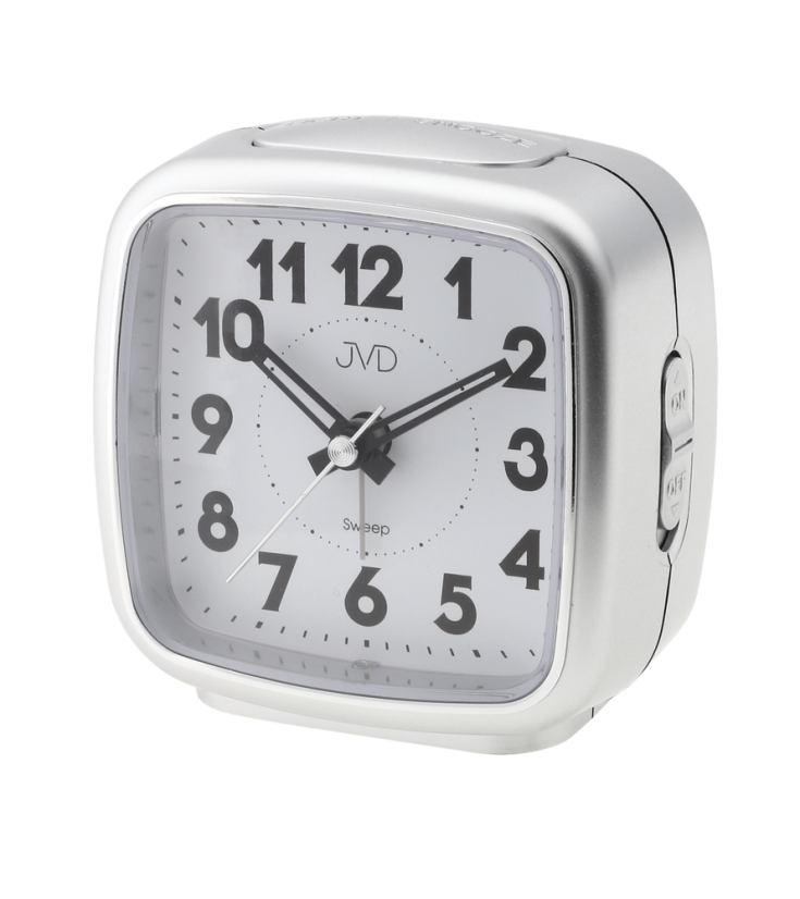 Budík s tichým chodem JVD SRP878.1