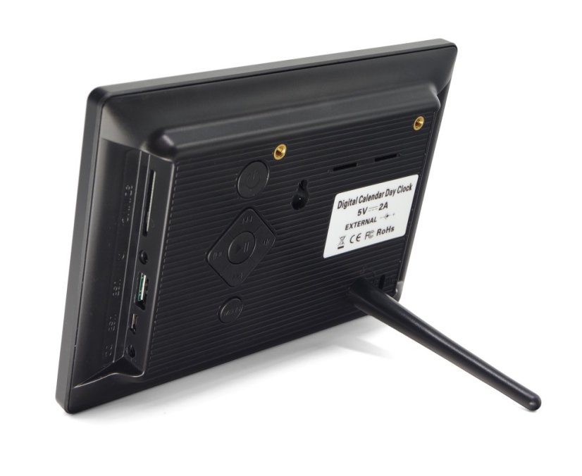 Airbi NOTE - hodiny s kalendárom, textovými upozorneniami a fotorámikom