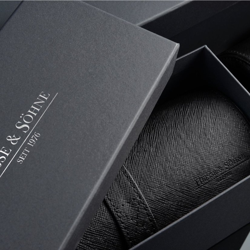 Puzdro na hodinky HEISSE & SÖHNE 70019-163 Rondo 5 Black/Blue