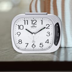 Ručičkový budík s tichým chodem Elim MPM C01.4250.70