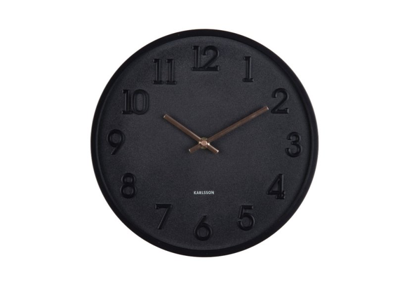 Dizajnové nástenné hodiny 6041BK Karlsson 30cm